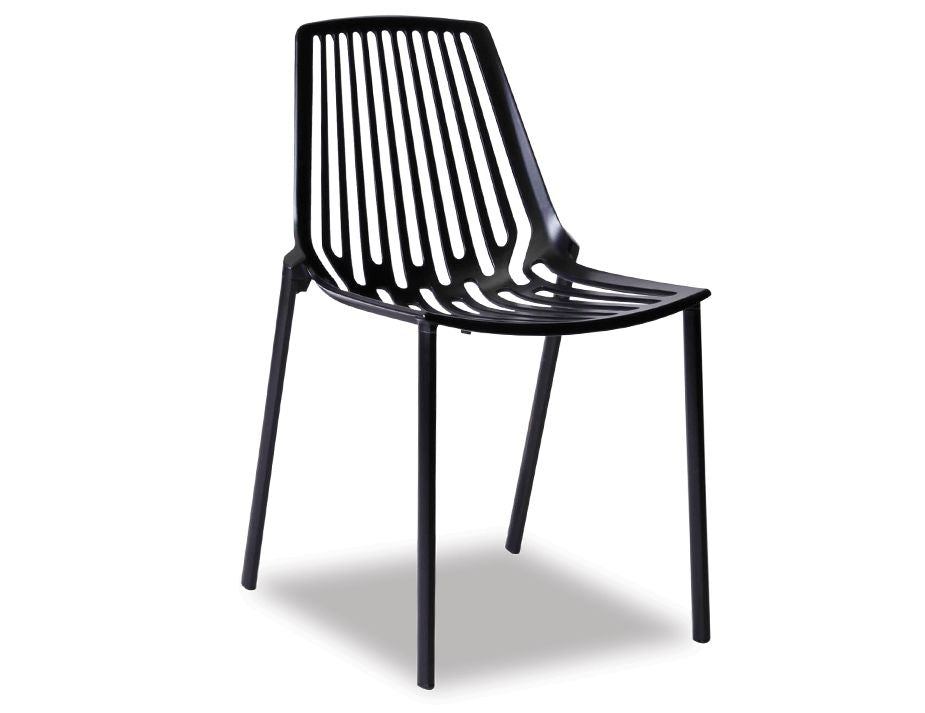 Level Alby Black Outdoor Metal Chair