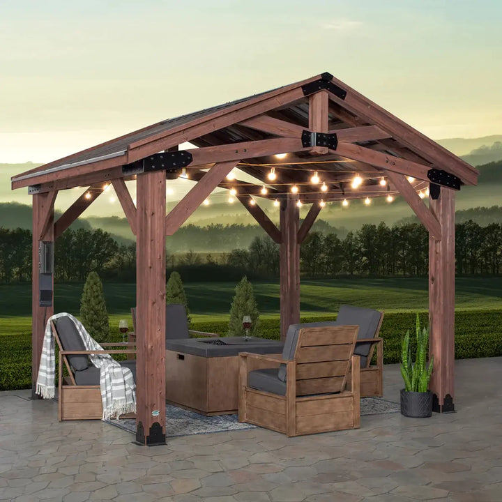 Lifespan Kids Backyard Discovery Brindlewood with PowerPort 12x10ft Gazebo