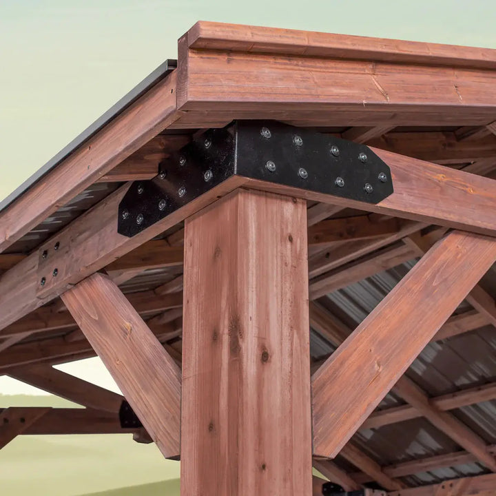 Backyard Discovery Brindlewood Gazebo with PowerPort 12x10ft (3.7m x 3.1m)