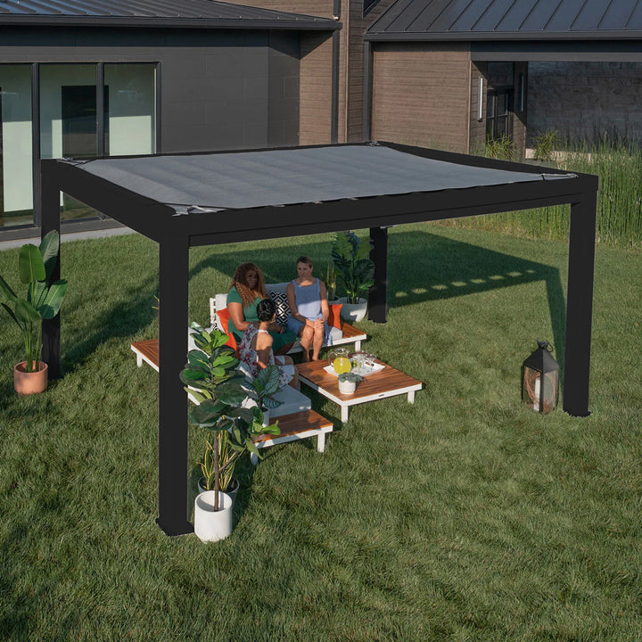 Backyard Discovery Trenton Steel Pergola 3m x 4.3m x 2.3m (14ft x 10ft)