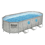 Bestway Above Ground Swimming Pool - Steel Frame - with Filter, Pump & Ladder (549x274x122cm - 13430L)
