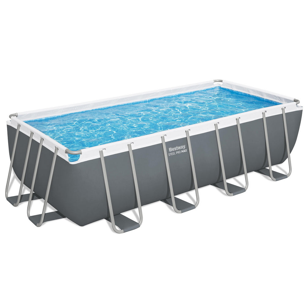 Frame Pool Set Bestway Steel Frame Above Ground Pool (4.9m x 2.4m x 1.2m / 11532L ...
