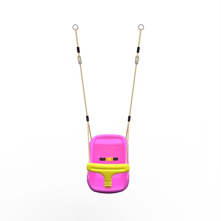 Plum Play Baby Swing Seat with Rope Extensions (Red or Pink)