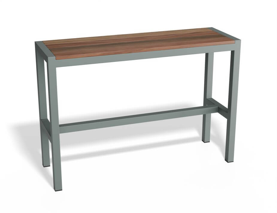 Moonah Outdoor High Bar Bench Seat - Spotted Gum (Custom Made)
