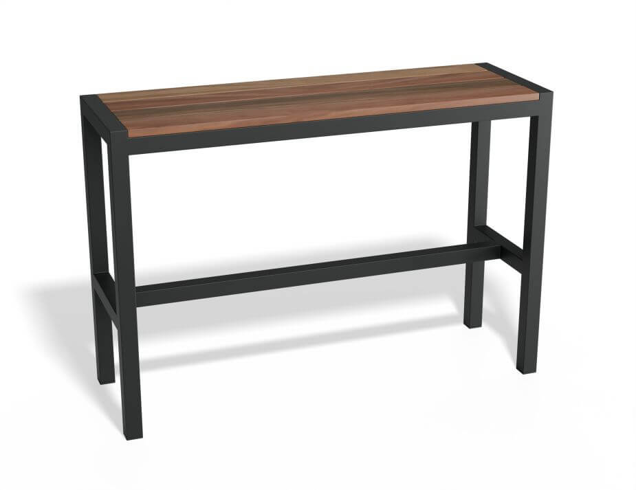 Moonah Outdoor High Bar Bench Seat - Spotted Gum (Custom Made)