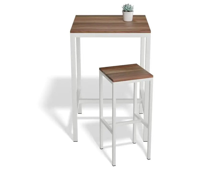 Kyenne Outdoor High Bar Table - Spotted Gum (Custom Made)