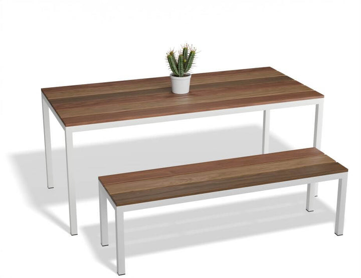 Cape Outdoor Dining Table - Spotted Gum (Custom Made)