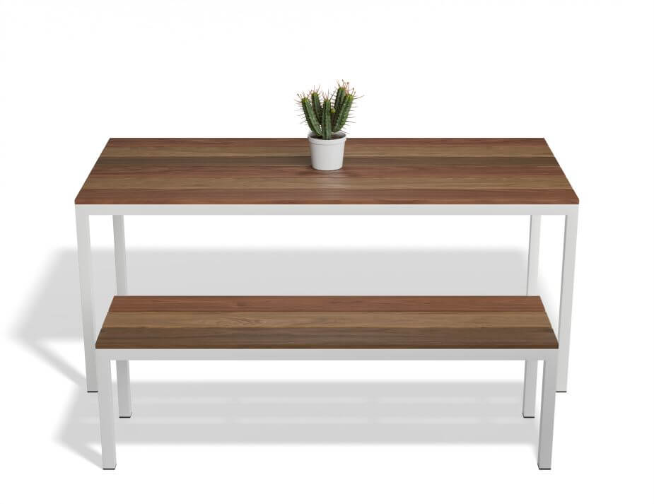 Cape Outdoor Dining Table - Spotted Gum (Custom Made)