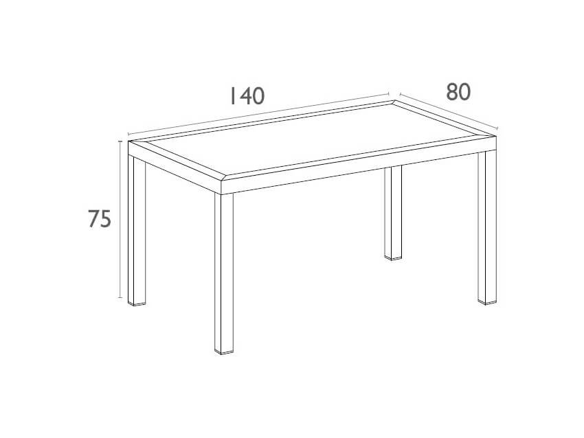 Ares 140 Table / Air XL Armchair  6 Seat Package