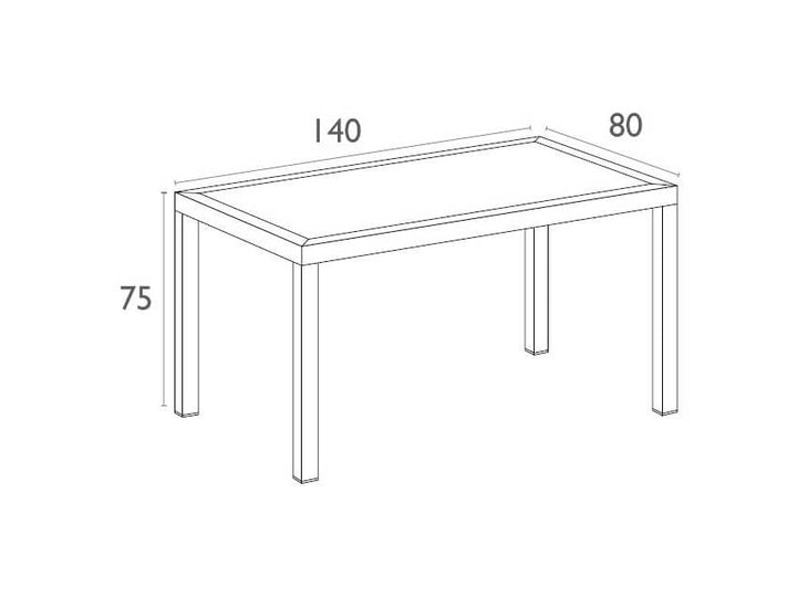 Ares 140 Table / Air XL Armchair  6 Seat Package