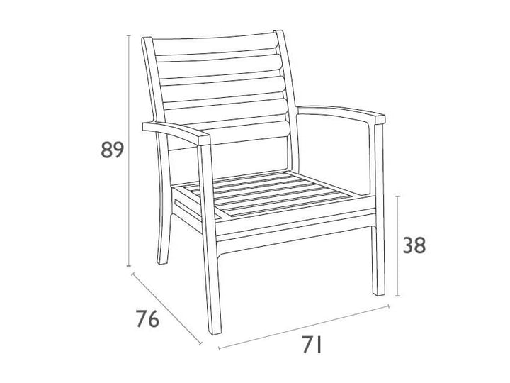 Artemis XL Lounge/Ocean Side Table 2 Seat Package