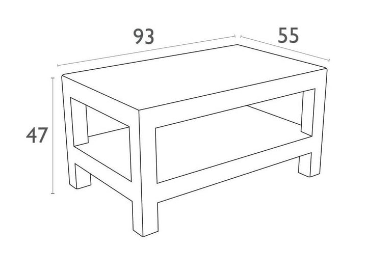 Monaco Lounge Table by Siesta