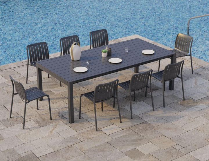 Reflect Table - Outdoor - Extendable 220/338 x 106cm (Available in White & Charcoal)