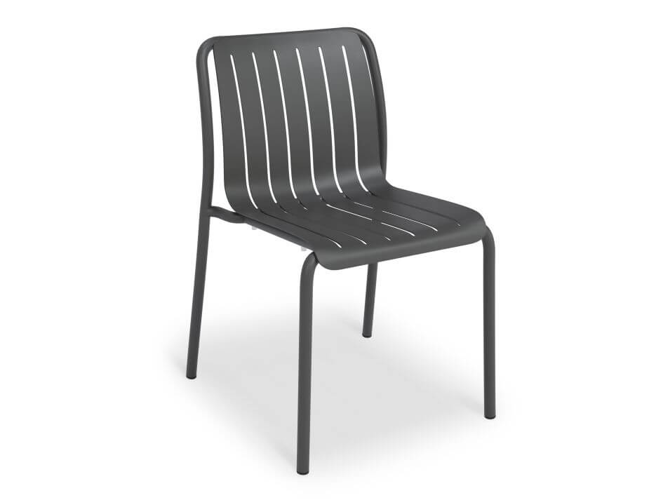 Roku Outdoor Dining Chair - No Cushion (Avail in Eucalyptus Green, White & Charcoal)
