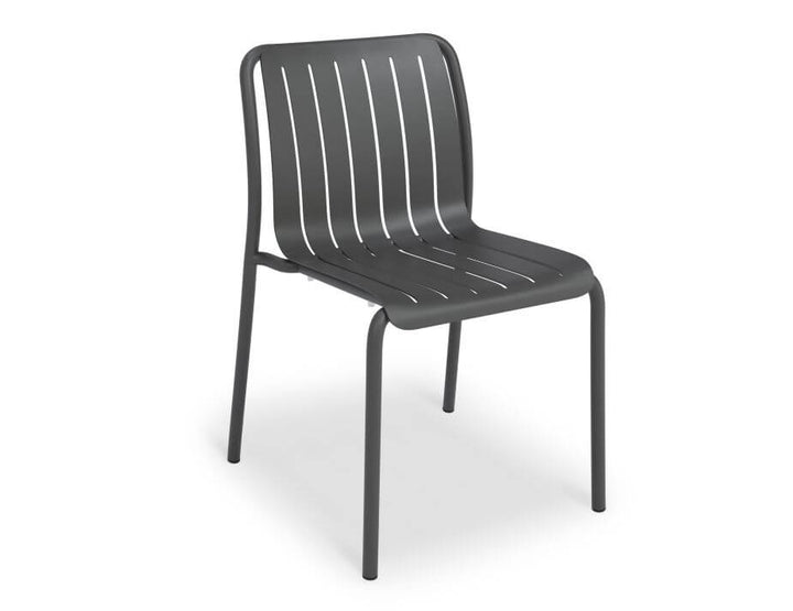 Roku Outdoor Dining Chair - No Cushion (Avail in Eucalyptus Green, White & Charcoal)