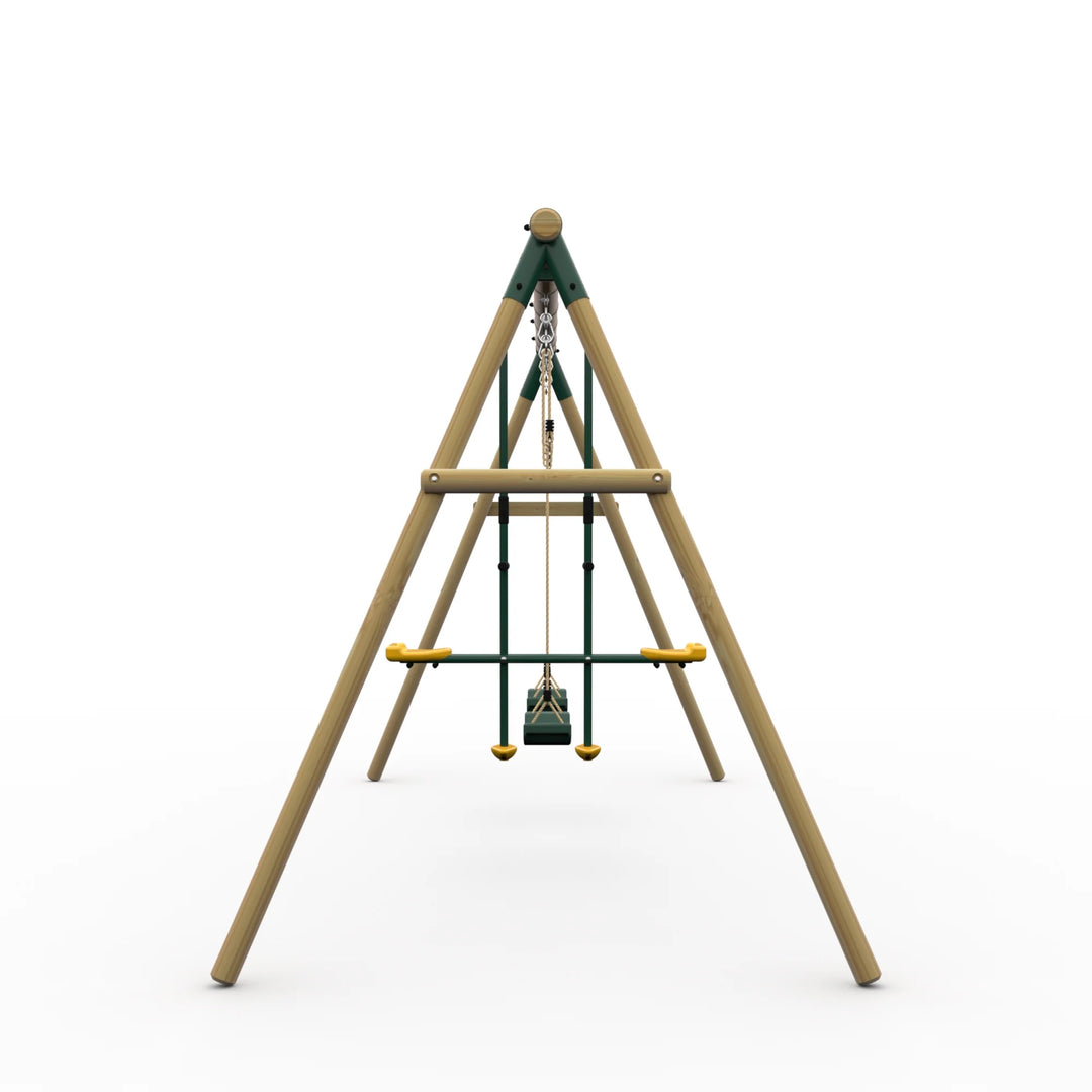 Plum Colobus Wooden Swing Set (Updated for 2025)
