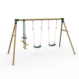 Plum Colobus Wooden Swing Set (Updated for 2025)
