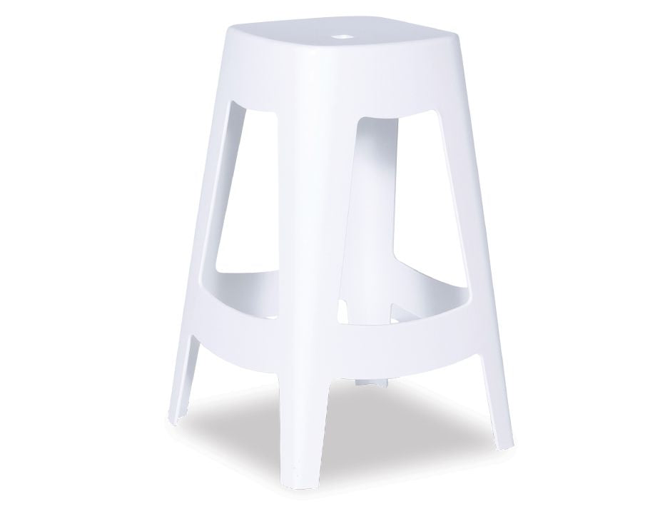 Level Como Stool - White