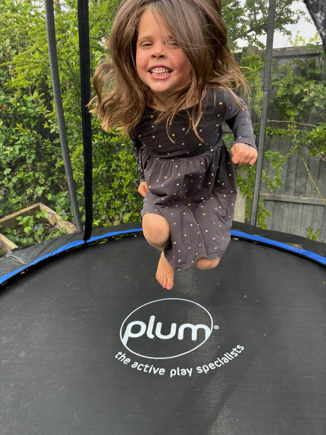 Plum 8ft Deluxe Trampoline with Enclosure with PVC Padding