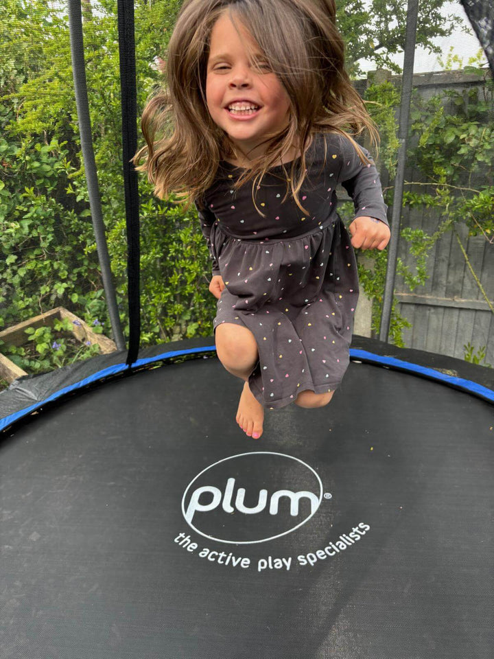 Plum 8ft Deluxe Trampoline with Enclosure with PVC Padding