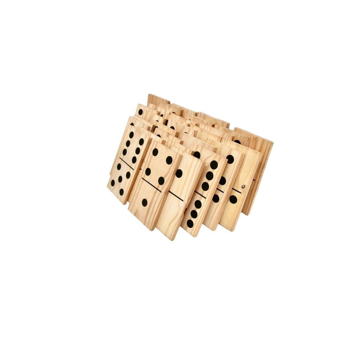 Mega Outdoor Dominoes Game Set with 28 Pieces 30cm