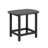 Gardeon Outdoor Coffee Side Table HDPE Desk Patio Furniture Camping Garden Black