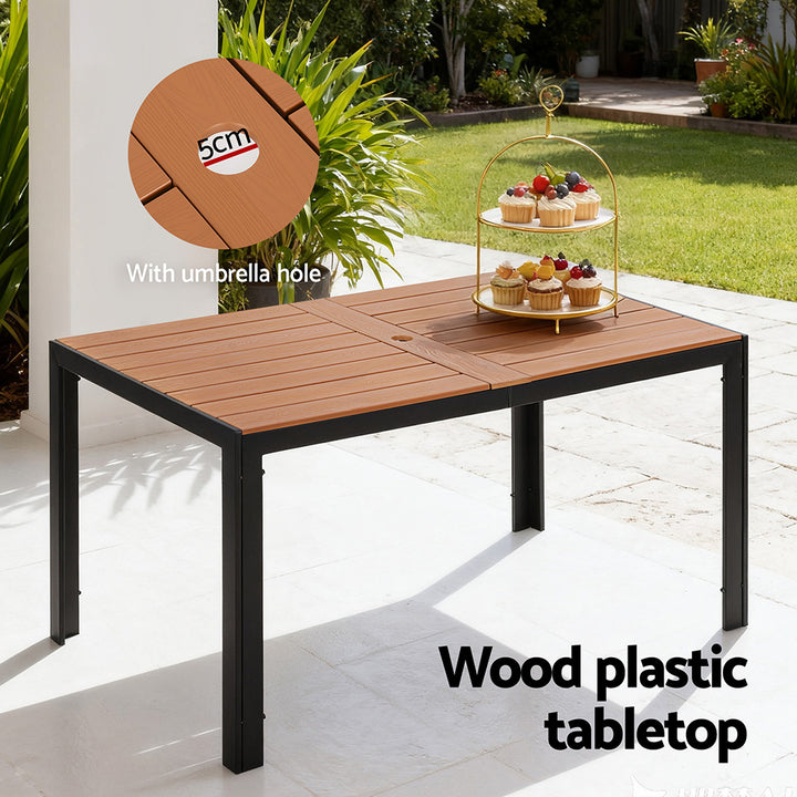 Gardeon 7pc Outdoor Dining Set