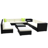 Gardeon 13-Piece Outdoor Lounge Setting - 11 Seater