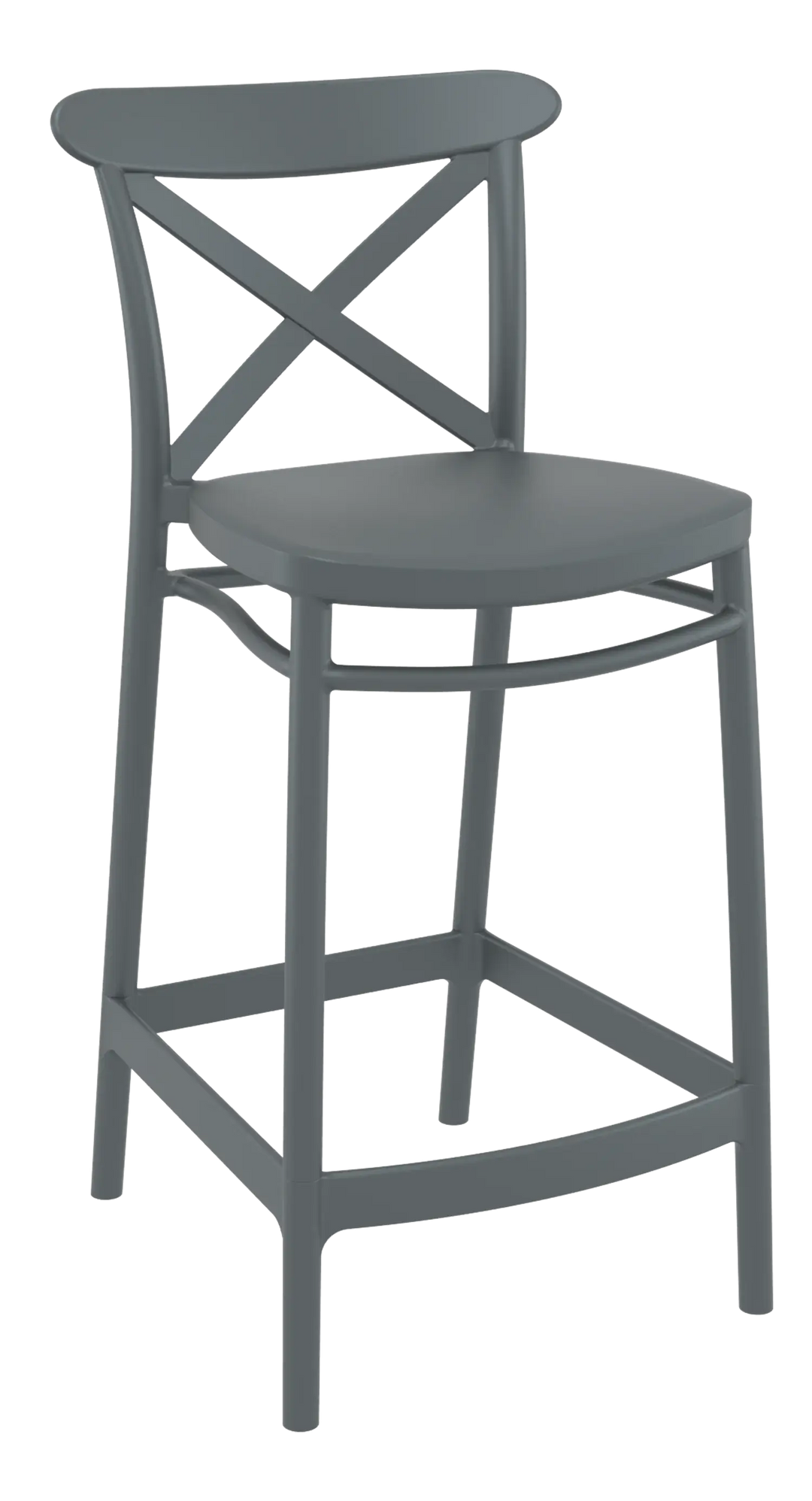 Cross Back Bar Stools 65cm by Siesta