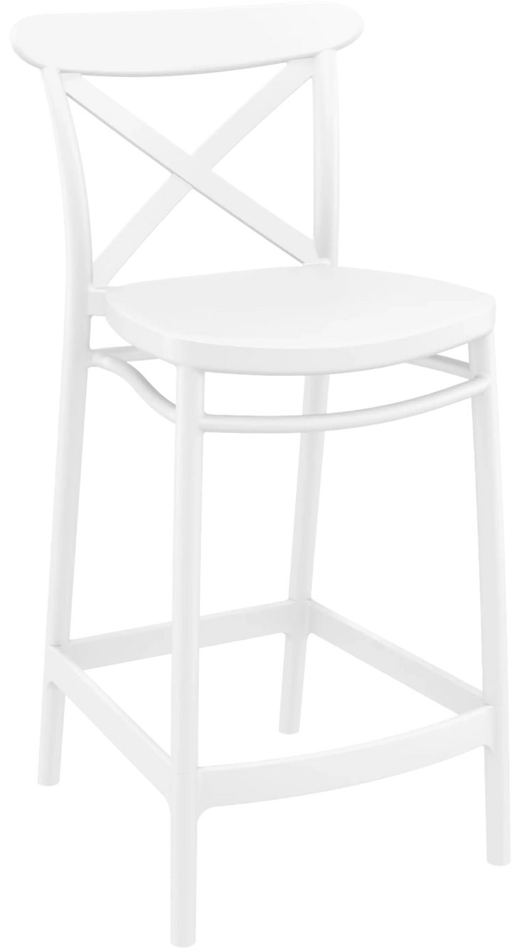 Cross Back Bar Stools 65cm by Siesta
