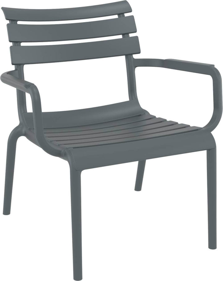 Siesta Paris Lounge Armchair (Available in Black, White, Taupe, Olive Green, Marsala & Anthracite)