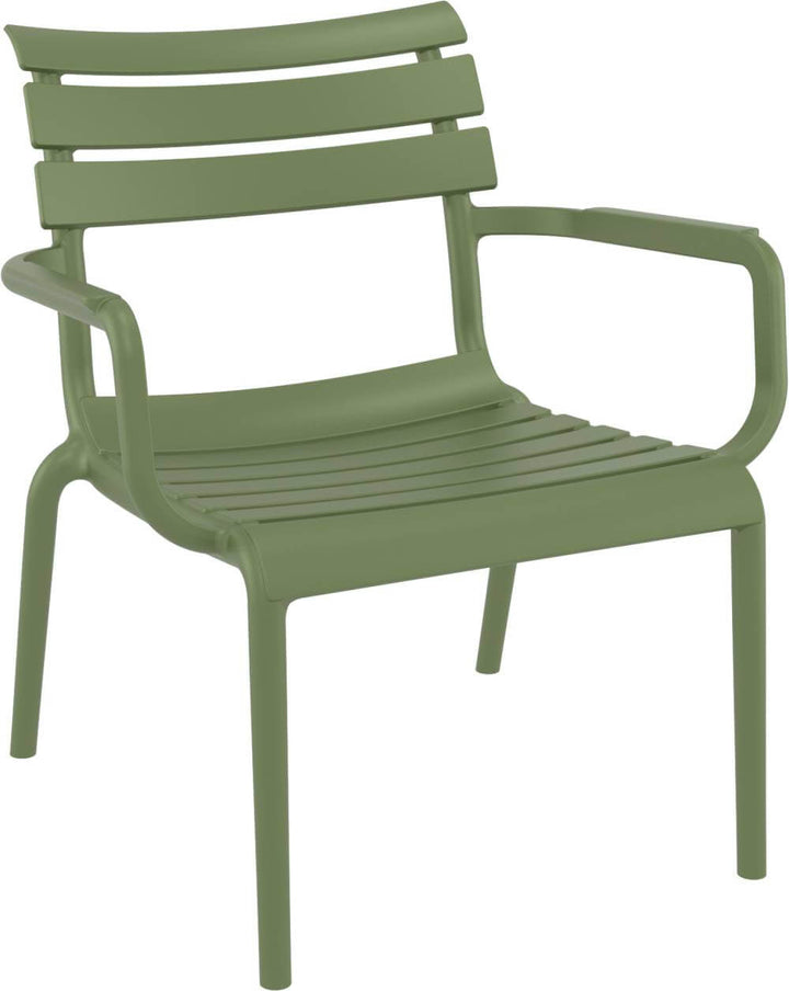 Siesta Paris Lounge Armchair (Available in Black, White, Taupe, Olive Green, Marsala & Anthracite)