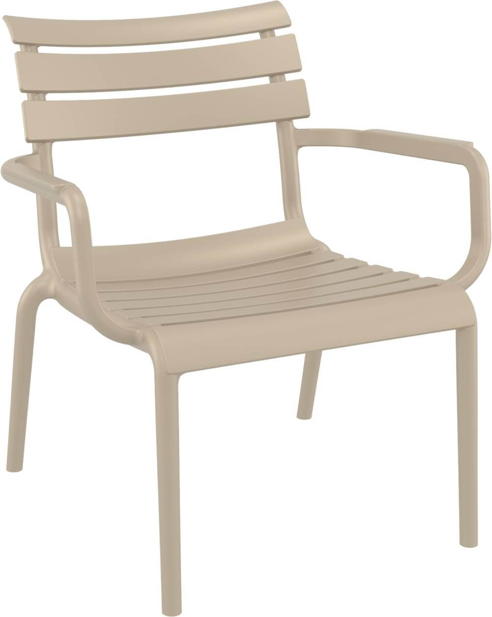 Siesta Paris Lounge Armchair (Available in Black, White, Taupe, Olive Green, Marsala & Anthracite)