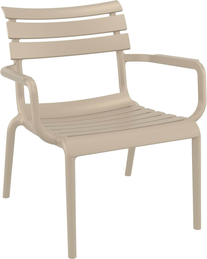 Siesta Paris Lounge Armchair (Available in Black, White, Taupe, Olive Green, Marsala & Anthracite)