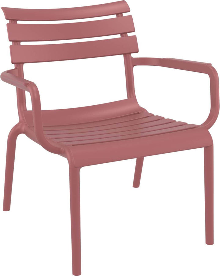 Siesta Paris Lounge Armchair (Available in Black, White, Taupe, Olive Green, Marsala & Anthracite)