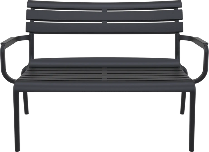 Siesta Paris 2 Seat Bench (Available in Black, White, Anthracite, Taupe, Olive Green & Marsala)