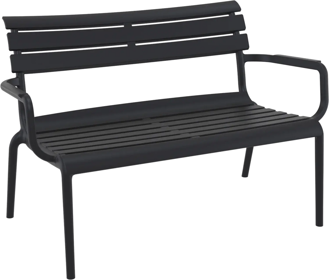 Siesta Paris 2 Seat Bench (Available in Black, White, Anthracite, Taupe, Olive Green & Marsala)