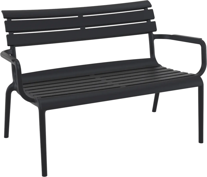 Siesta Paris 2 Seat Bench (Available in Black, White, Anthracite, Taupe, Olive Green & Marsala)