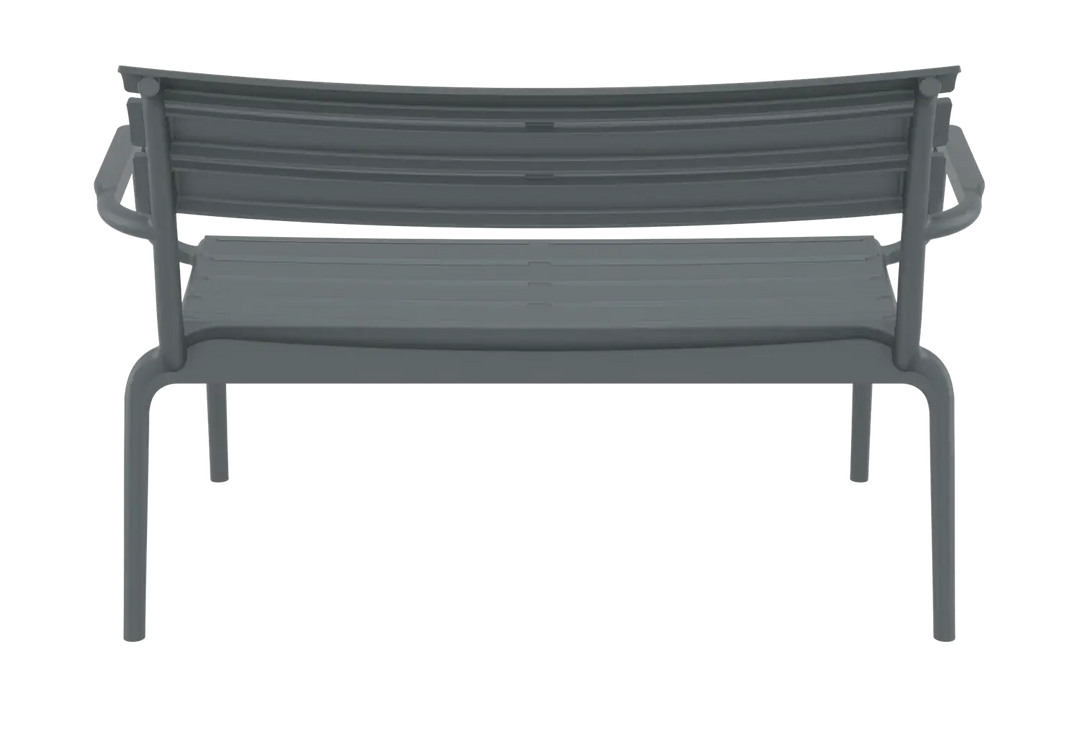 Siesta Paris 2 Seat Bench (Available in Black, White, Anthracite, Taupe, Olive Green & Marsala)