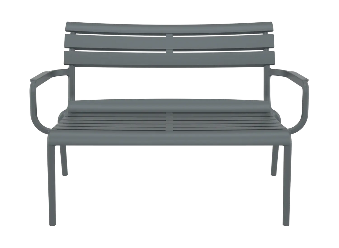 Siesta Paris 2 Seat Bench (Available in Black, White, Anthracite, Taupe, Olive Green & Marsala)