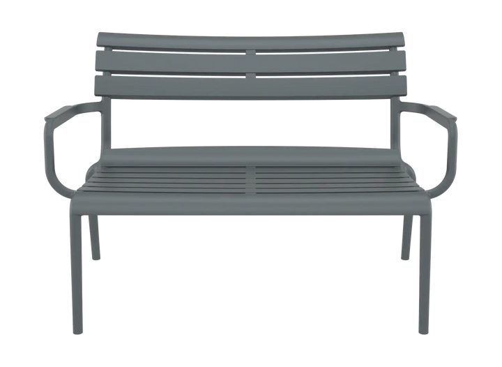 Siesta Paris 2 Seat Bench (Available in Black, White, Anthracite, Taupe, Olive Green & Marsala)