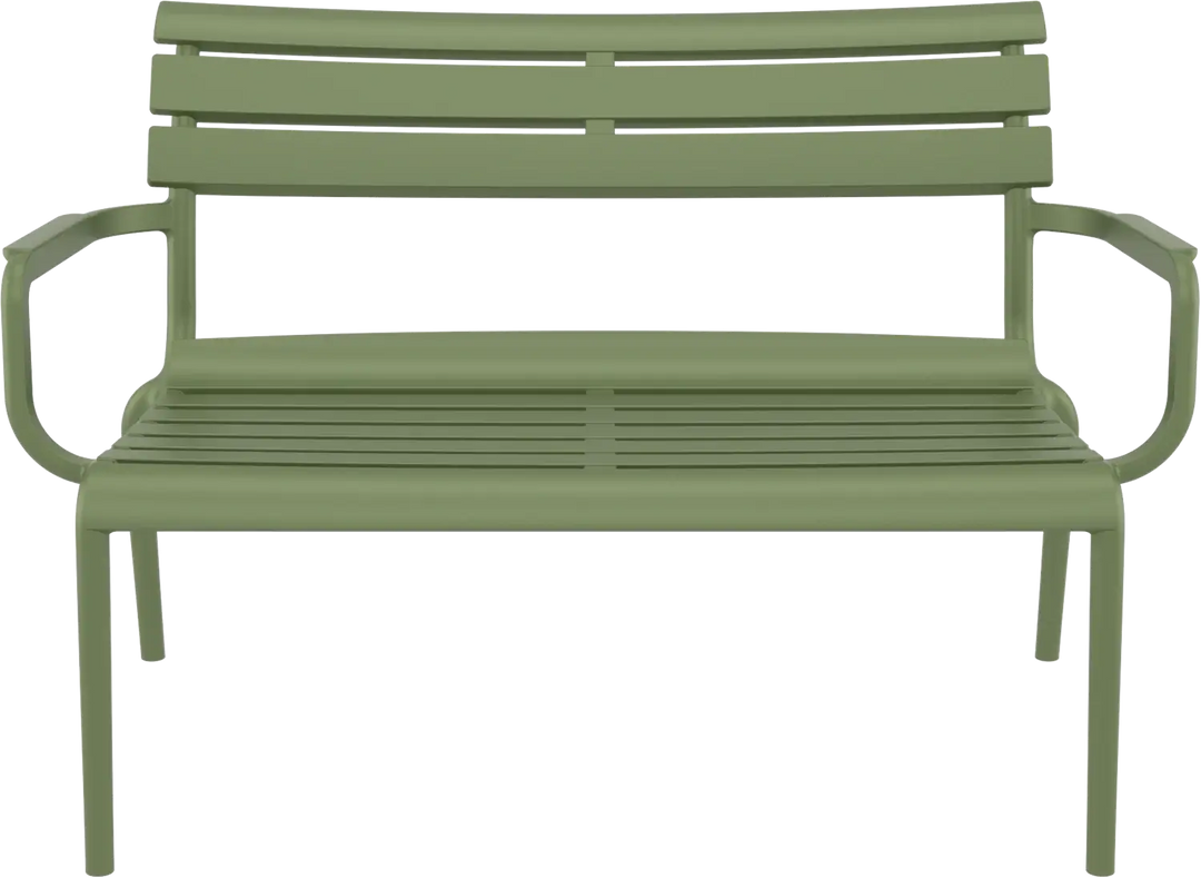 Siesta Paris 2 Seat Bench (Available in Black, White, Anthracite, Taupe, Olive Green & Marsala)