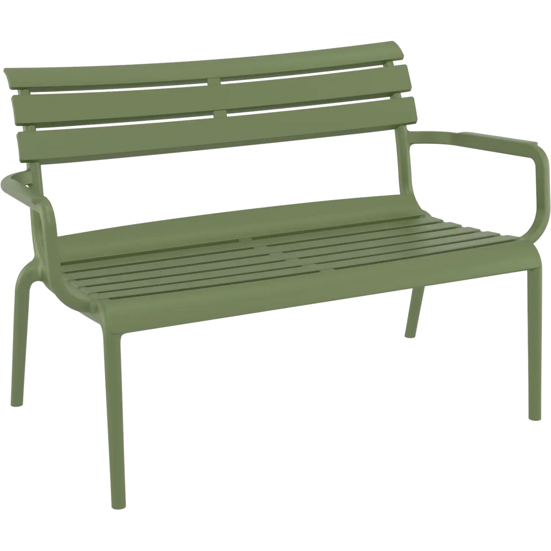 Siesta Paris 2 Seat Bench (Available in Black, White, Anthracite, Taupe, Olive Green & Marsala)