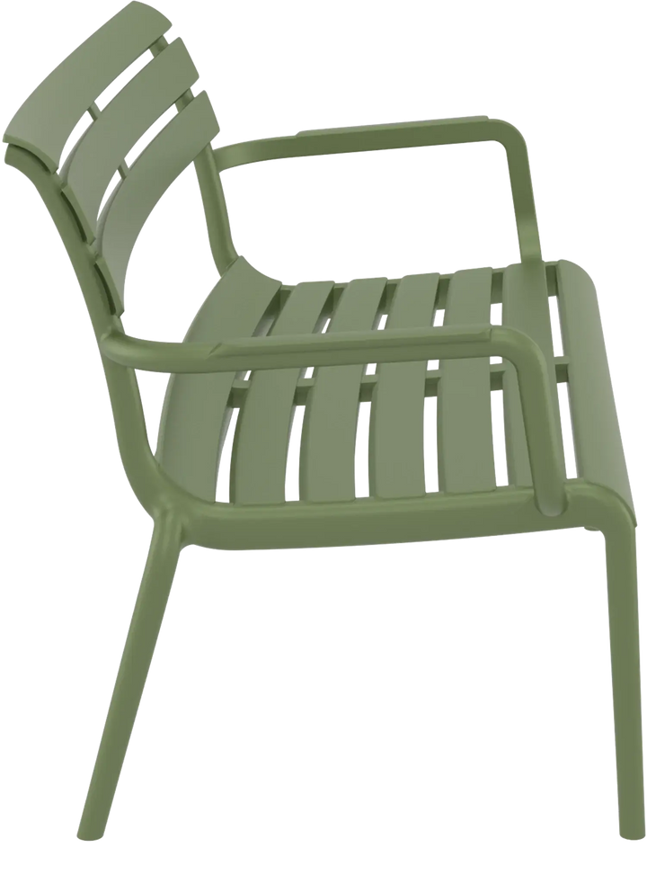 Siesta Paris 2 Seat Bench (Available in Black, White, Anthracite, Taupe, Olive Green & Marsala)