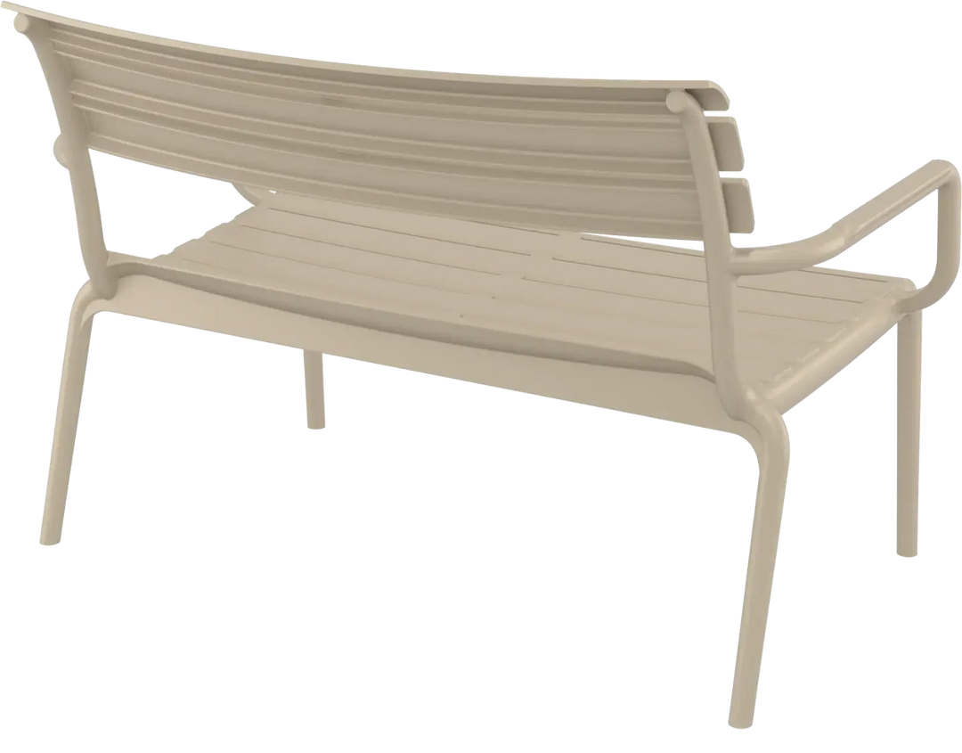Siesta Paris 2 Seat Bench (Available in Black, White, Anthracite, Taupe, Olive Green & Marsala)