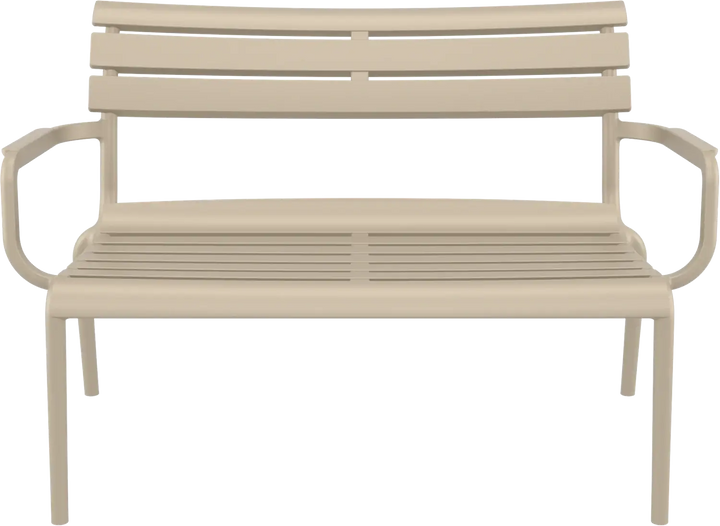 Siesta Paris 2 Seat Bench (Available in Black, White, Anthracite, Taupe, Olive Green & Marsala)