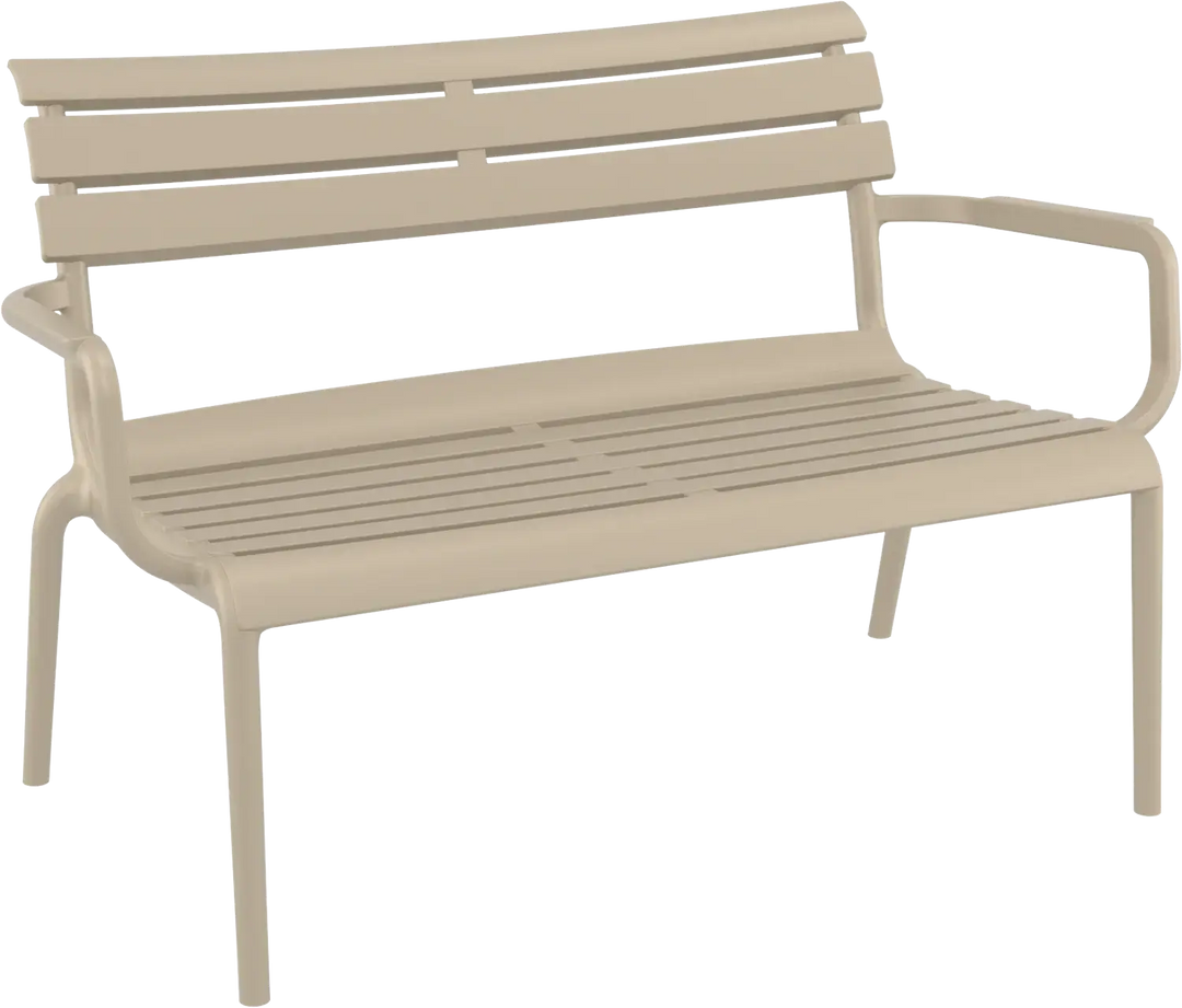 Siesta Paris 2 Seat Bench (Available in Black, White, Anthracite, Taupe, Olive Green & Marsala)