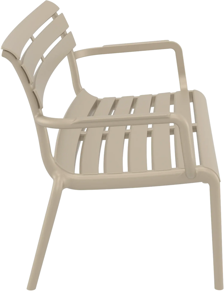 Siesta Paris 2 Seat Bench (Available in Black, White, Anthracite, Taupe, Olive Green & Marsala)