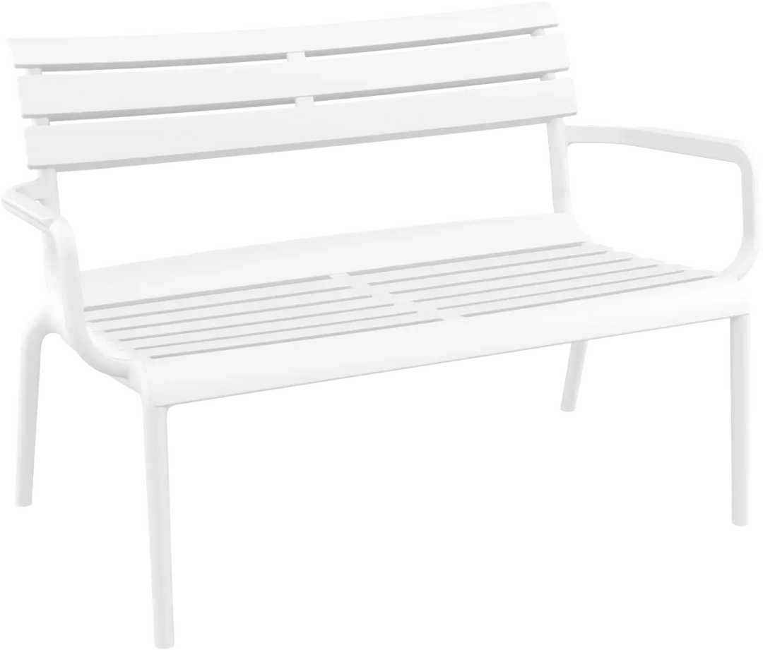 Siesta Paris 2 Seat Bench (Available in Black, White, Anthracite, Taupe, Olive Green & Marsala)