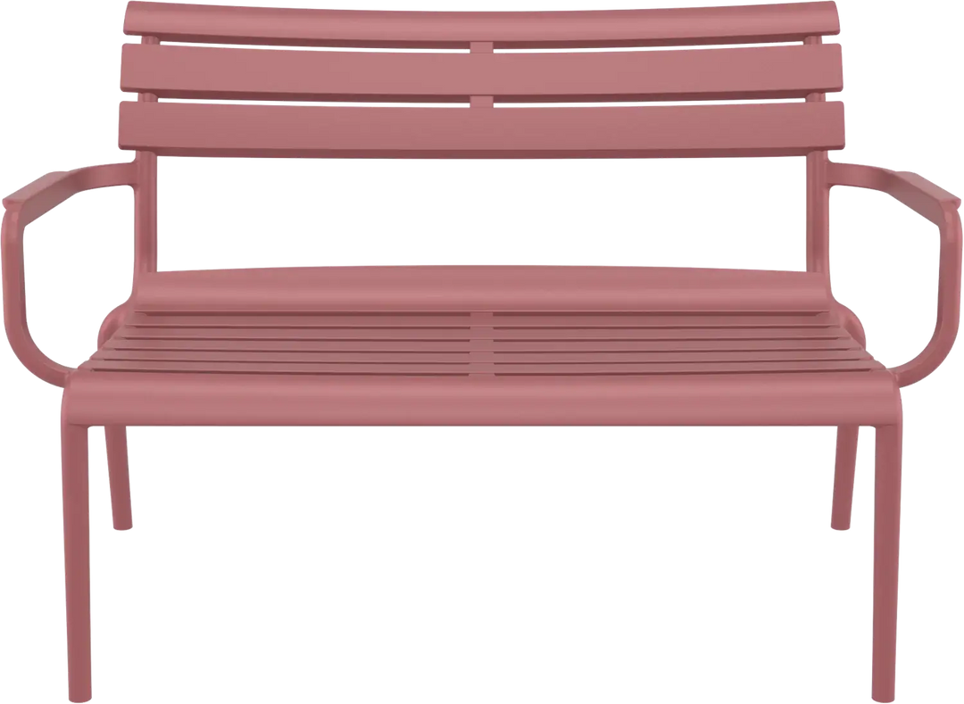 Siesta Paris 2 Seat Bench (Available in Black, White, Anthracite, Taupe, Olive Green & Marsala)